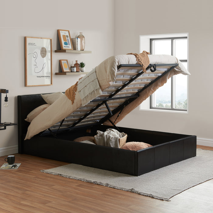 Birlea Berlin King Ottoman Bed Brown