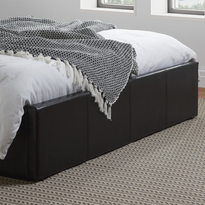 Birlea Berlin King Ottoman Bed Black