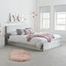 Birlea Berlin King Ottoman Bed Steel Crushed Velvet