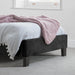 Birlea Berlin Single Bed Black Crushed Velvet