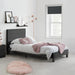 Birlea Berlin Single Bed Black Crushed Velvet