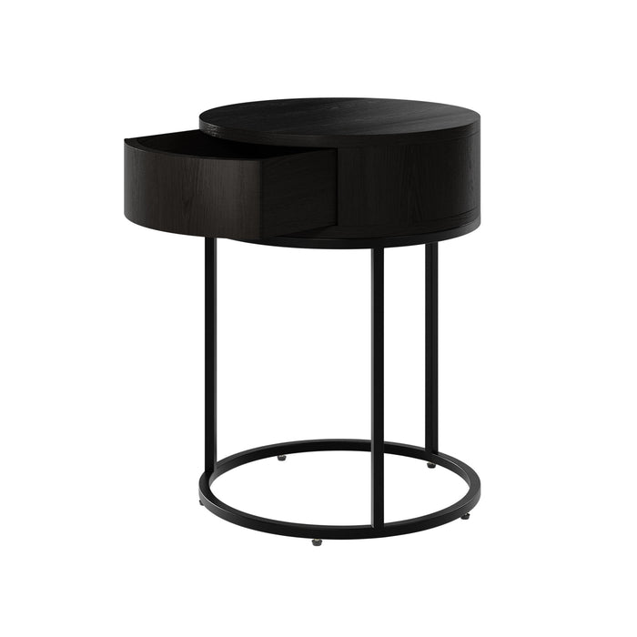 Hampton Bedside | Round Wooden
