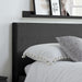 Birlea Berlin Double Bed Black Crushed Velvet
