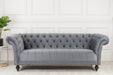 Birlea Chester 3 Seater Sofa Grey