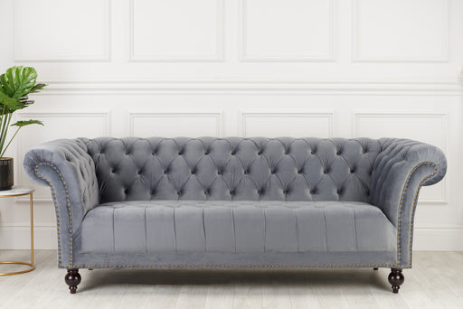 Birlea Chester 3 Seater Sofa Grey