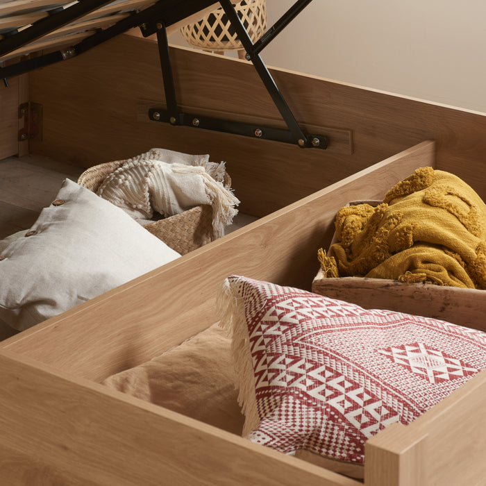 Birlea Croxley Ottoman Double Rattan Bed