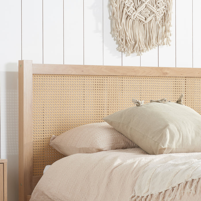 Birlea Croxley King Rattan Bed Oak