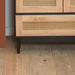 Birlea Croxley 2 Door 1 Drawer Rattan Wardrobe Black