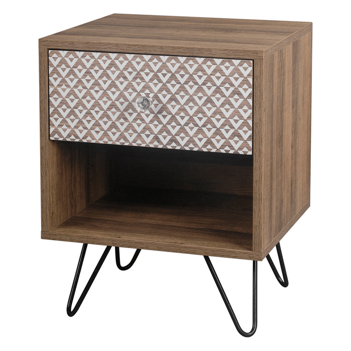 Casablanca Dark Oak Side Table