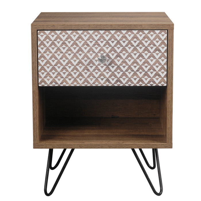 Casablanca Dark Oak Side Table