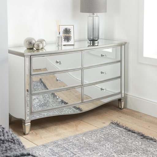 Birlea Elysee 6 Drawer Wide Chest