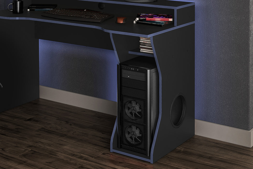 Birlea Enzo Gaming Computer Desk Black & Blue