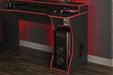 Birlea Enzo Gaming Computer Desk Black & Red