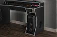 Birlea Enzo Gaming Computer Desk Black & Silver