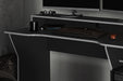 Birlea Enzo Gaming Computer Desk Black & Silver
