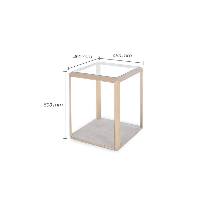 Elmley End Table Ivory
