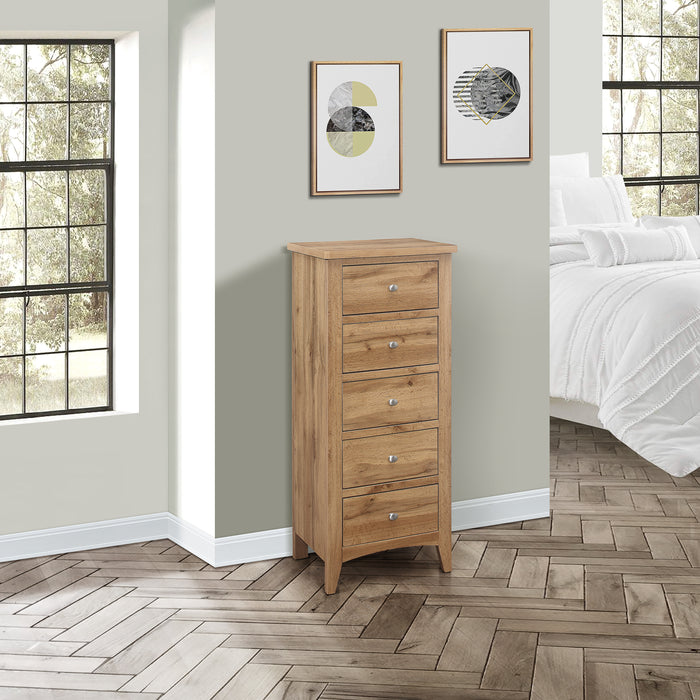 Birlea Hampstead 5 Drawer Tall Chest