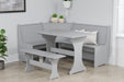 Birlea Hemington Corner Dining Set Grey