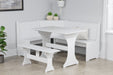 Birlea Hemington Corner Dining Set White