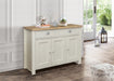 Birlea Highgate 3 Door 2 Drawer Sideboard Cream & Oak