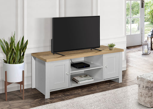 Birlea Highgate Large TV Unit Grey & Oak