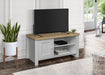 Birlea Highgate Small TV Unit Grey & Oak