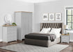 Birlea Highgate 2 Drawer Bedside Grey & Oak