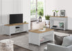 Birlea Highgate 2 Drawer Coffee Table Grey & Oak