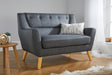 Birlea Lambeth Medium Sofa Grey