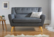 Birlea Lambeth Medium Sofa Grey