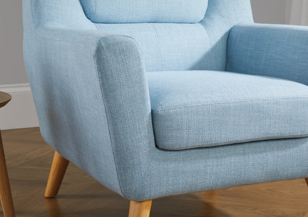 Birlea Lambeth Chair Duck Egg Blue
