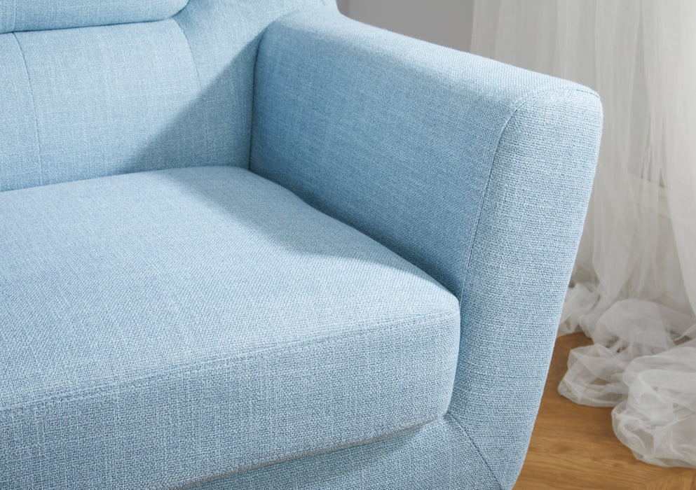 Birlea Lambeth Chair Duck Egg Blue