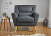 Birlea Lambeth Chair Grey