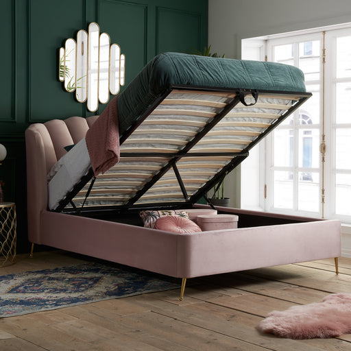 Birlea Lottie Double Ottoman Bed Pink