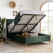 Birlea Loxley Small Double Ottoman Bed Green
