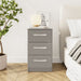 Birlea Lynx 3 Drawer Bedside Grey