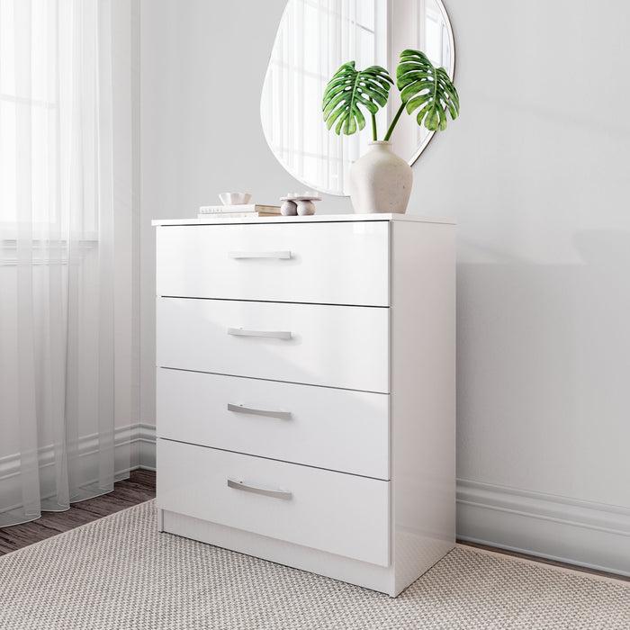 Birlea Lynx 4 Drawer Chest White