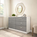 Birlea Lynx 6 Drawer Chest White & Grey