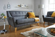 Birlea Lambeth Large Sofa Grey