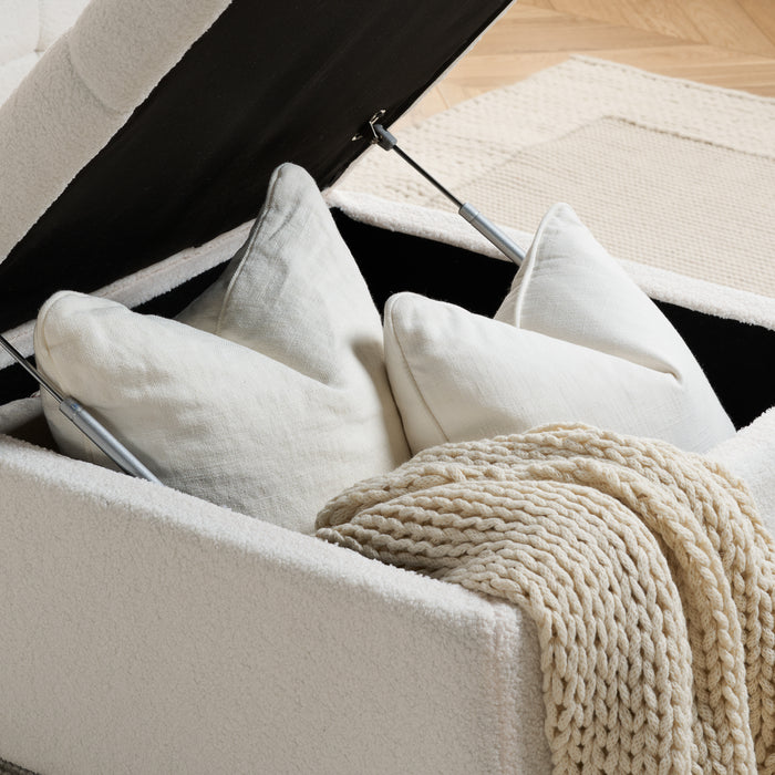 Birlea Milo 2 Seater Sofa With Footstool