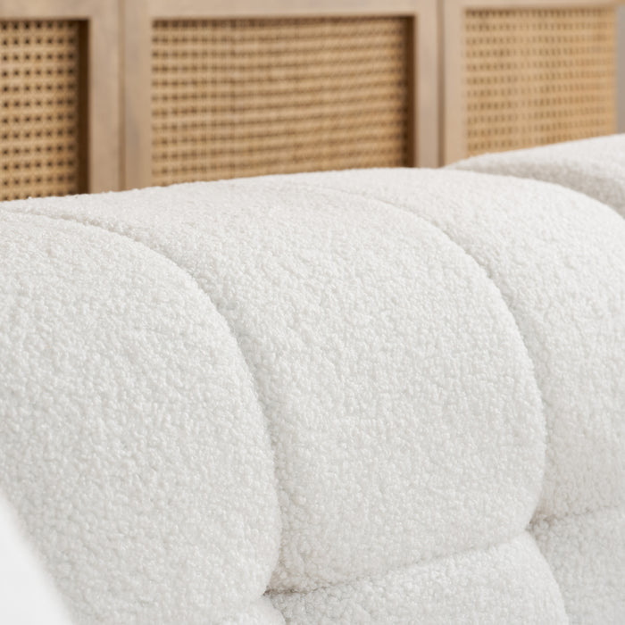 Birlea Milo 3 Seater Sofa With Footstool