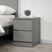 Birlea Oslo 2 Drawer Bedside Grey