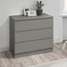 Birlea Oslo 3 Drawer Chest Grey