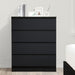 Birlea Oslo 4 Drawer Chest Black