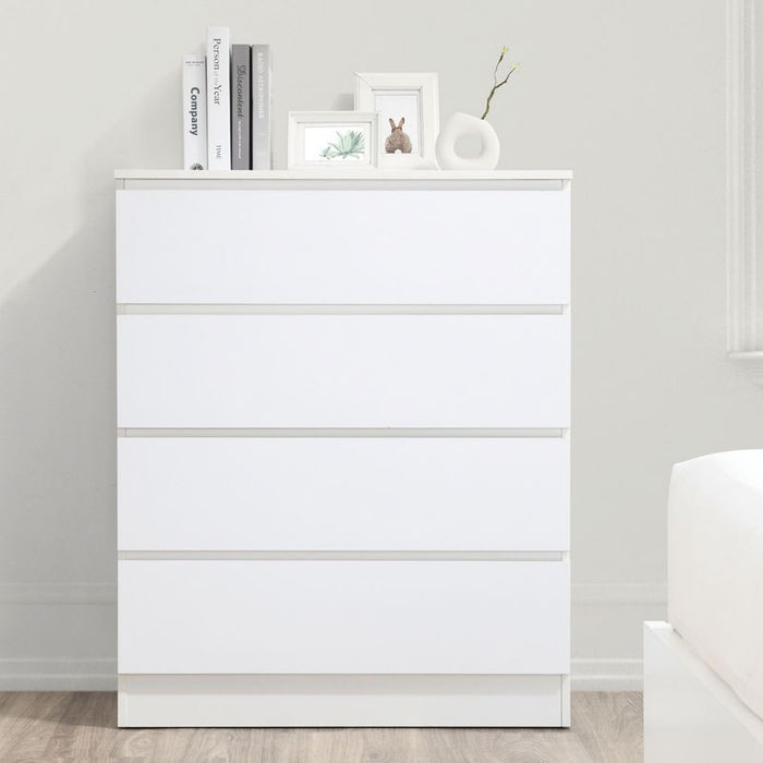 Birlea Oslo 4 Drawer Chest White