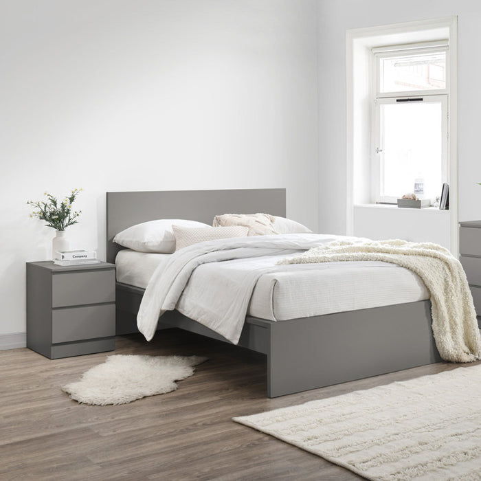 Birlea Oslo 2 Drawer Bedside Grey