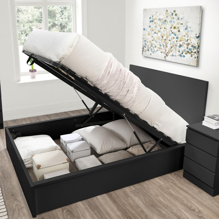 Birlea Oslo King Ottoman Bed Black