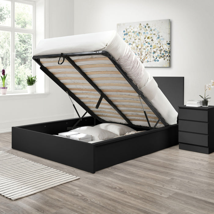 Birlea Oslo 4 Drawer Chest Black