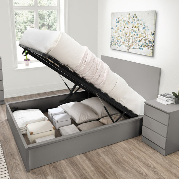 Birlea Oslo King Ottoman Bed Grey