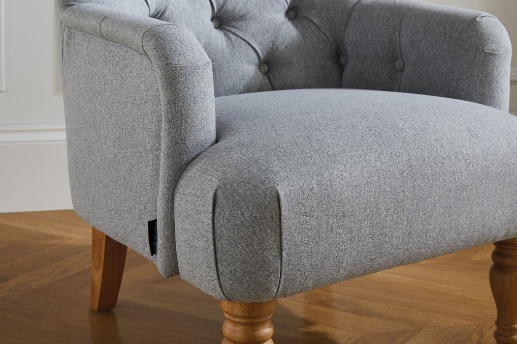 Birlea Padstow Chair Grey